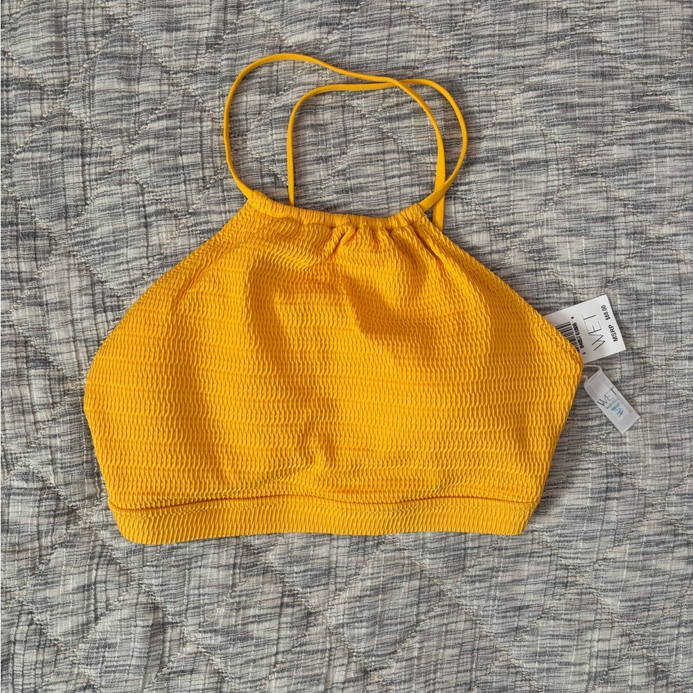 WET Sutton Bikini Top In Saffron Sz Large | Wet Bikini Top | Bohemian Beachwear- - Picture 6 of 6